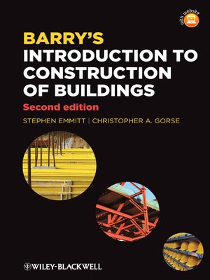 cover image of Barry's Introduction to Construction of Buildings